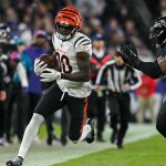 Mike Thomas Bengals wide receiver 33 yard catch ignites Bengals offense while Tee Higgins receives limited snaps