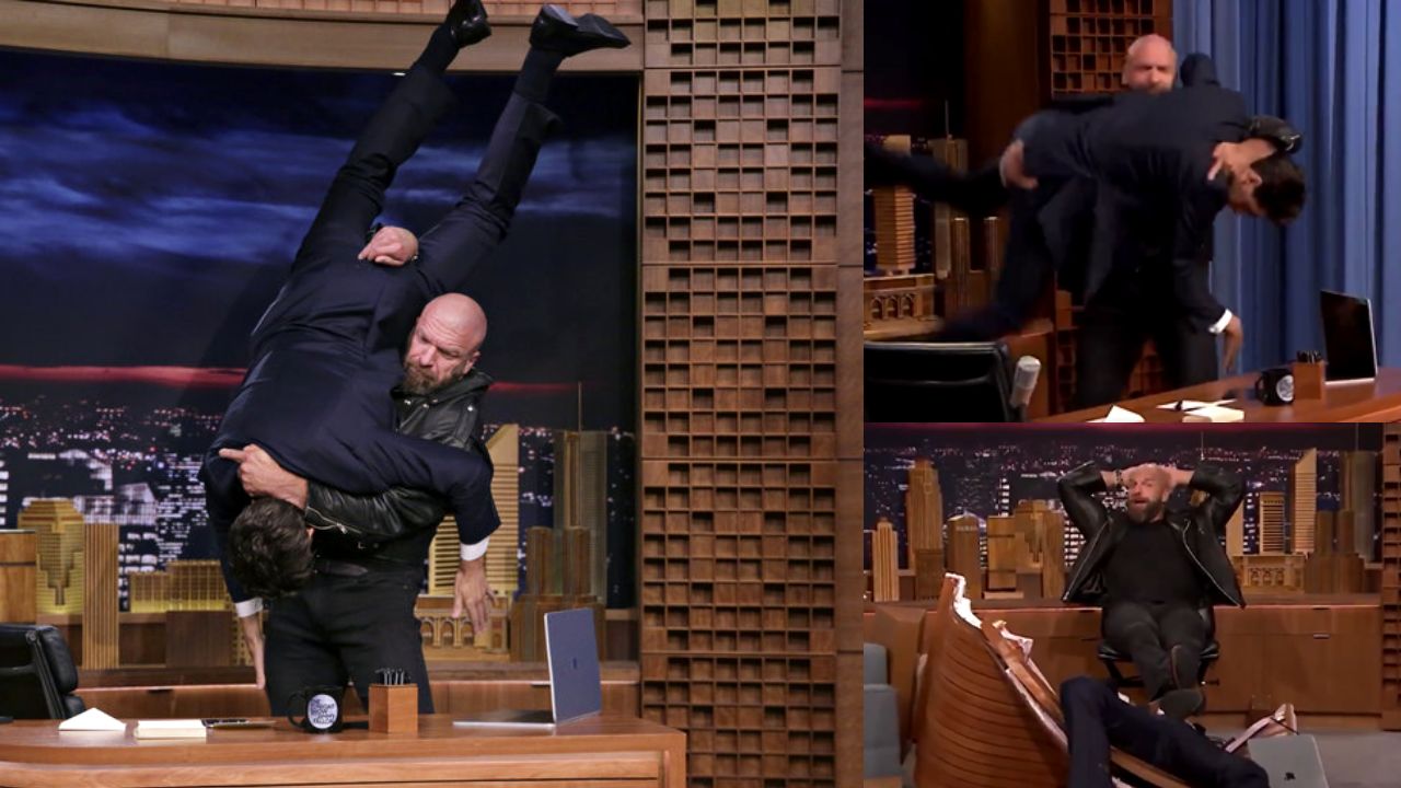 Triple H Jimmy Fallon