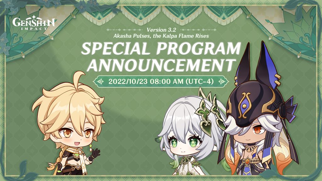 Genshin Impact 3.2 livestream redeem codes: 300 free Primogems on offer until October 24