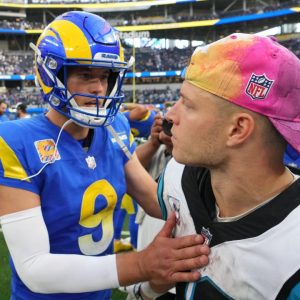 Matthew Stafford and Christian McCaffrey