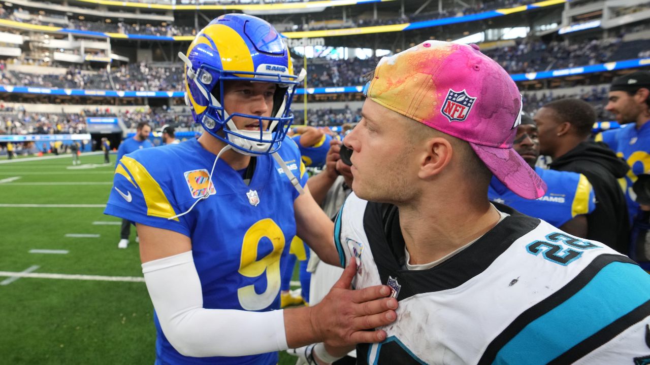 Matthew Stafford and Christian McCaffrey