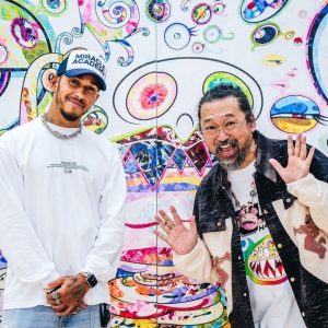 Lewis Hamilton collaborates with $100 Million worth Japanese artist for his +44 clothing range