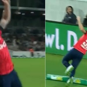 Ben Stokes made an incredible effort on the field to save 4 runs for England in AUS vs ENG 2nd ODI at the Manuka Oval in Canberra.