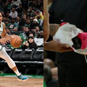 "Grant Williamson Just Zion'd His Shoe": NBA Twitter Erupts with Hilarious Reactions as Celtics forward Blew Up his Air Jordan 37s 