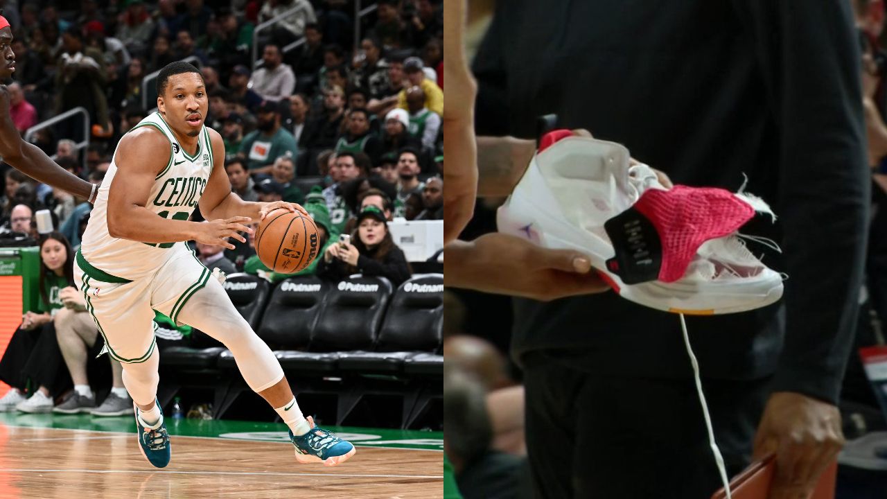 "Grant Williamson Just Zion'd His Shoe": NBA Twitter Erupts with Hilarious Reactions as Celtics forward Blew Up his Air Jordan 37s 