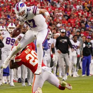Superman Josh Allen's Jump Over Chiefs Defender Gifts Fans Another Viral Bills Clip