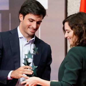 "Pursue your dreams": 28-year-old Carlos Sainz voted as best male sportsperson by Community of Madrid