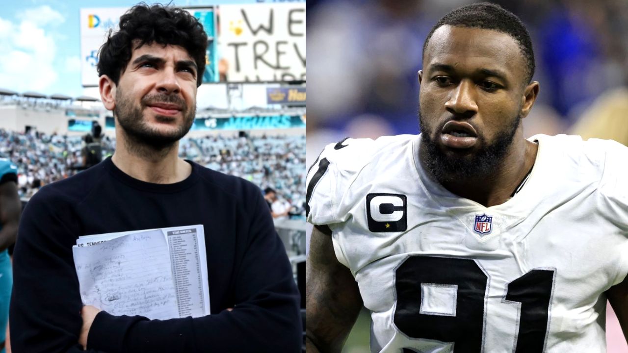 Tony Khan and Yannick Ngakoue