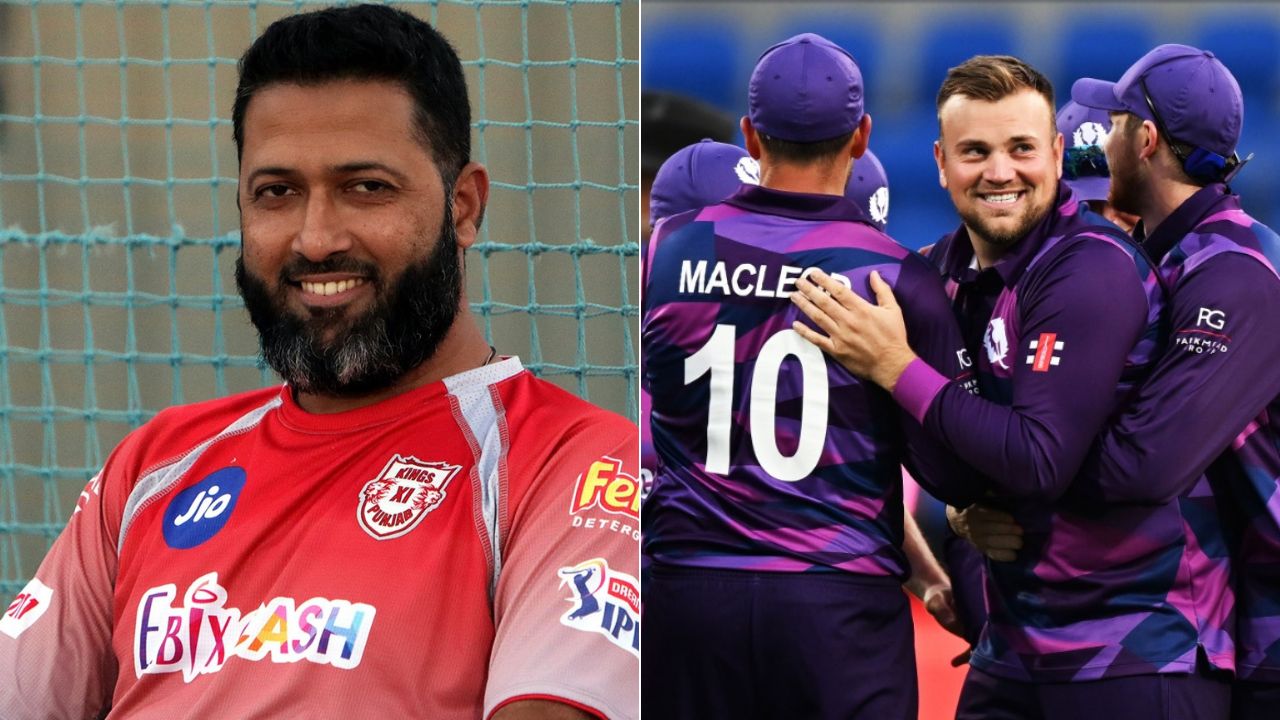 "These are statements": Wasim Jaffer congratulates Scotland for a spicy start to ICC T20 World Cup 2022