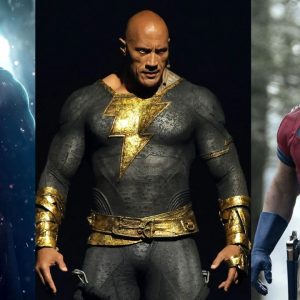 The Rock in Black Adam