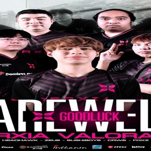 Xerxia Valorant Roster parts with 4 Players