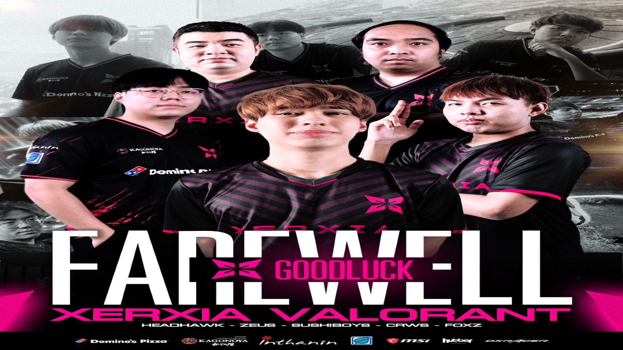 Xerxia Valorant Roster parts with 4 Players