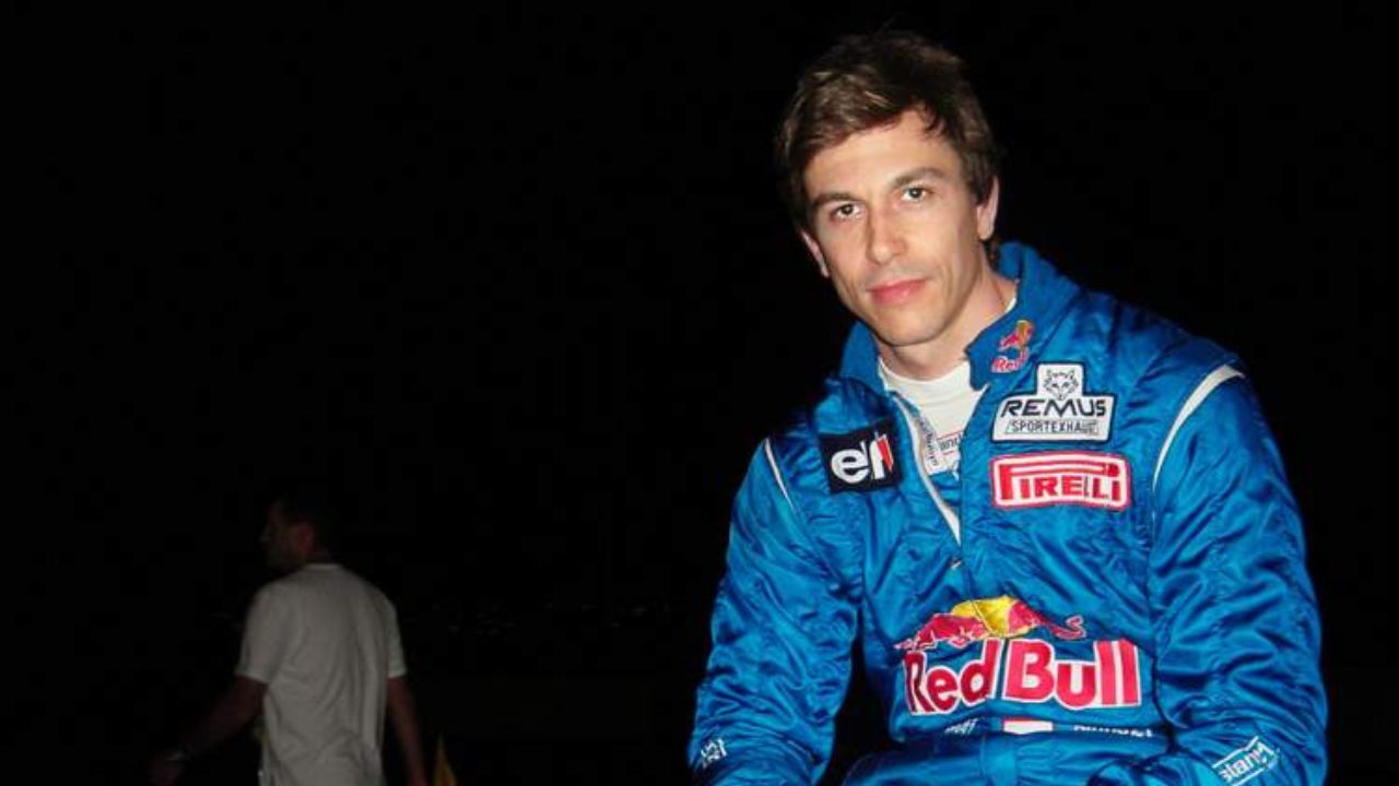 When Toto Wolff was proud to wear Red Bull colours