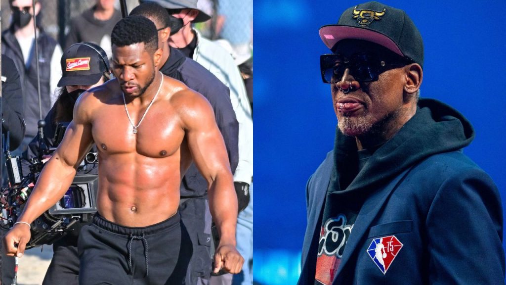 "Only Dennis Rodman Should Play Dennis Rodman!": NBA Twitter Reacts to Jonathan Majors Portraying 'The Worm' in '48 Hours in Las Vegas'