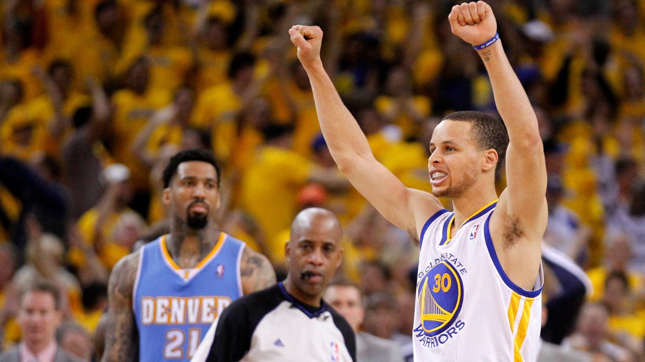 “Never Seen That Before”: Andre Iguodala Was Flabbergasted By Stephen Curry's Turn Around 3 Pointer During the 2013 Playoffs