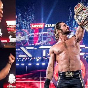 Daniel Cormier and Seth Rollins