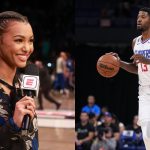 "Malika Andrews Was Cheesing Hard for That Paul George Hug": NBA Twitter Goes After ESPN Reporter's Desperate Attempt for a Hug