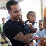 Lewis Hamilton once sold his kart for $47,031 to raise money for baby charity