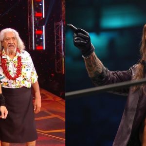 Chris Jericho and Sika Anoa'i