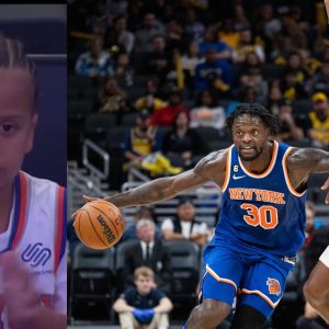 “I Don’t Want Knicks to Lose, Don’t Care If it’s Pre-season”: Julius Randle’s 5 y/o Son’s Crying After the Loss Against Pacers Sums up Every Knicks fans’ Emotions