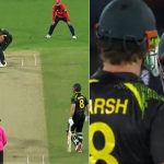 Marcus Stoinis played a brilliant slog sweep on Adil Rashid's delivery for a maximum in the 2nd T20I between Australia and England.