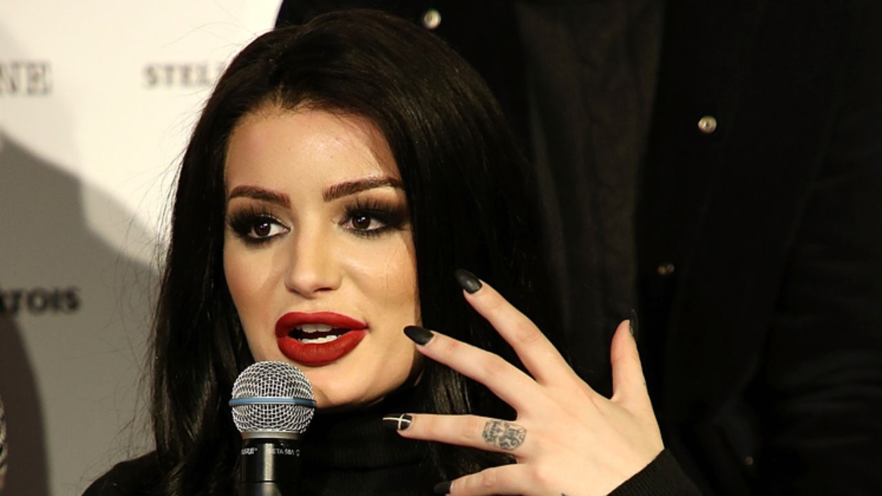 Saraya and Vince McMahon