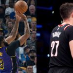 “Jusuf Nurkic Puts His Head Down, Rubs His Eye as Anthony Davis Shoots a 3”: NBA Twitter Notices Blazers’ Big Man Disrespecting Lakers Star