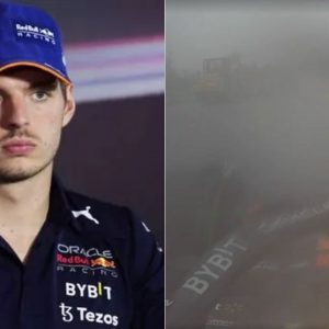 2022 F1 Champion Max Verstappen was forced to go off-track to avoid tractor