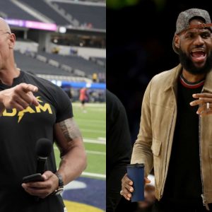 When $800 Million Man Dwayne Johnson's "high-school" Doppelgänger Stalked LeBron James