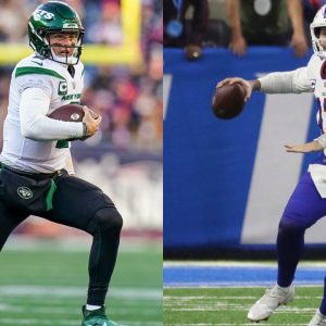 Zach Wilson and Josh Allen