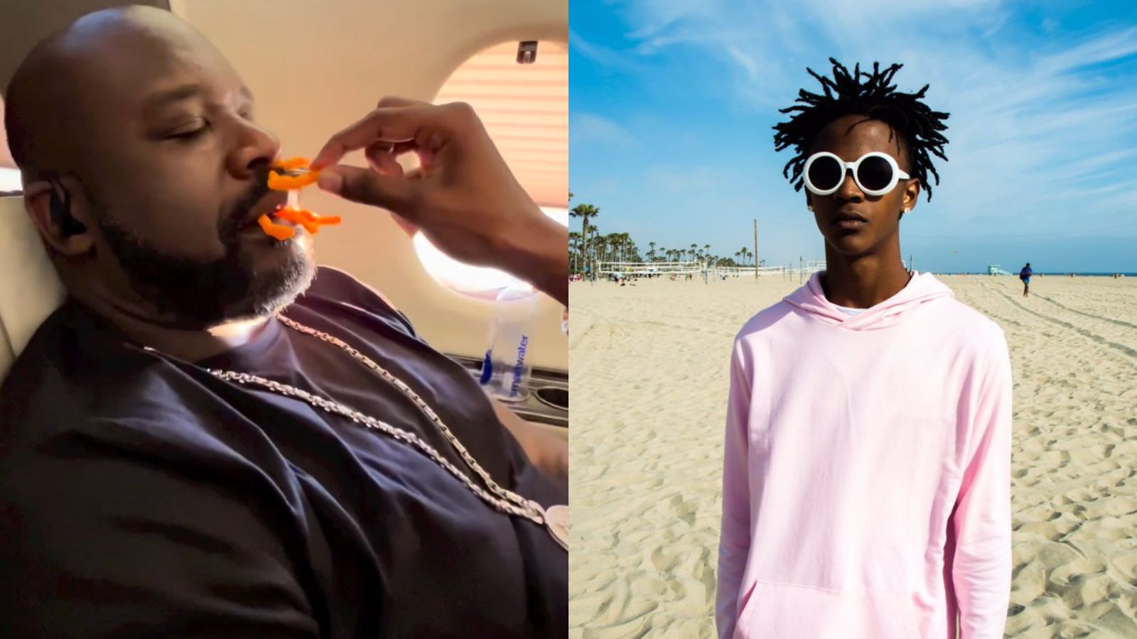 Shaquille O’Neal’s Multi-millionaire Son, Myles B O’Neal Tries Choking the 7 Footer With Cheetos In a Prank