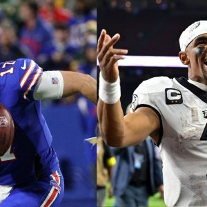 Josh Allen and Jalen Hurts