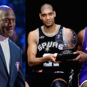 When Michael Jordan snubbed 7ft 1" Shaquille O'Neal for Tim Duncan