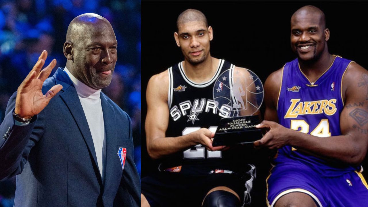 When Michael Jordan snubbed 7ft 1" Shaquille O'Neal for Tim Duncan