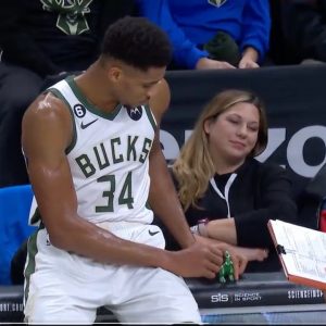 7-footer, Giannis Antetokounmpo Bullies Luka Doncic and the Mavs While Playing with "Toy Dinosaurs"