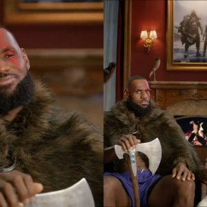 "This Metaphor is as Weak as Your Crossover!": Bronny James and NBA Twitter Align to Mock LeBron James in His New 'God of War' Ad