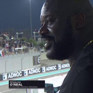 "Shaquille O’Neal looks like a kid in the candy store": F1 Twitter elated to see NBA Legend extremely excited while watching F1 season final race