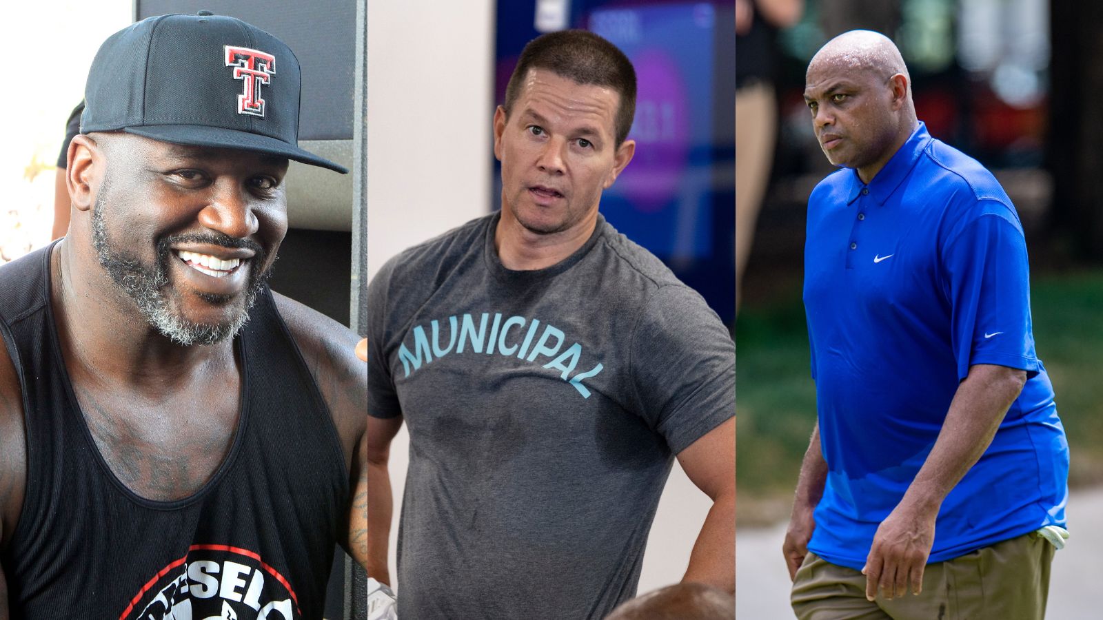 Shaquille O’Neal Bets $5000 on Mark Wahlberg Scoring a 3-pointer Before Charles Barkley