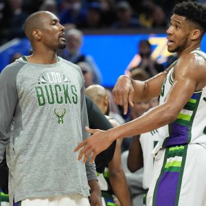 WATCH: Giannis Antetokounmpo Forces Adidas Athlete Serge Ibaka to Wear Nike Freaks 4