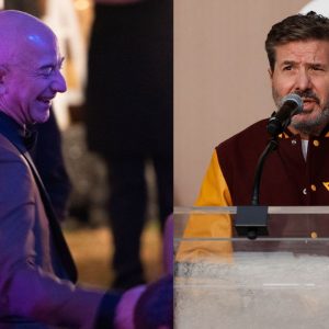 Jeff Bezos and Dan Snyder