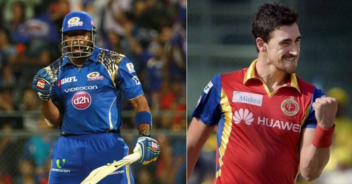 When $18 million Net worth Kieron Pollard engaged in a fight with Mitchell Starc in IPL 2014