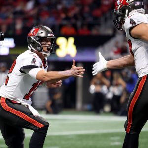 Tom Brady and Rob Gronkowski