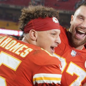 Patrick Mahomes and Travis Kelce