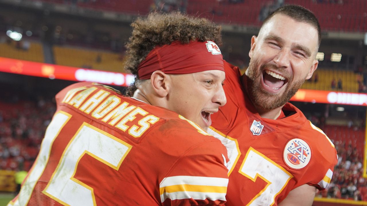 Patrick Mahomes and Travis Kelce