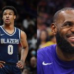 Bronny James, Who Has A $10 Million NIL Valuation, Flexed His Sports Illustrated Cover on 'Salty' LeBron James