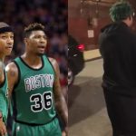 WATCH: Marcus Smart Embraces Former Teammate and 2017 MVP Candidate, Isaiah Thomas, Who is Now a Free Agent
