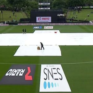 Rain eased off meaning in Cricket: Weather forecast Seddon Park Hamilton today 27 November