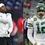 Darius Slay and Aaron Rodgers