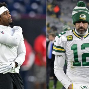 Darius Slay and Aaron Rodgers