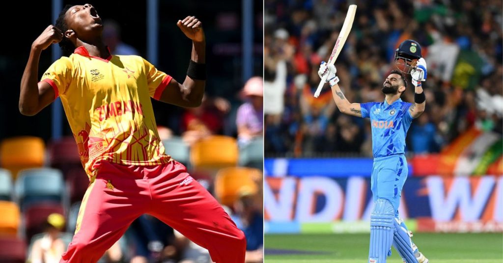 Blessing Muzarabani vs Virat Kohli head to head record: Virat Kohli T20 record vs Zimbabwe innings list